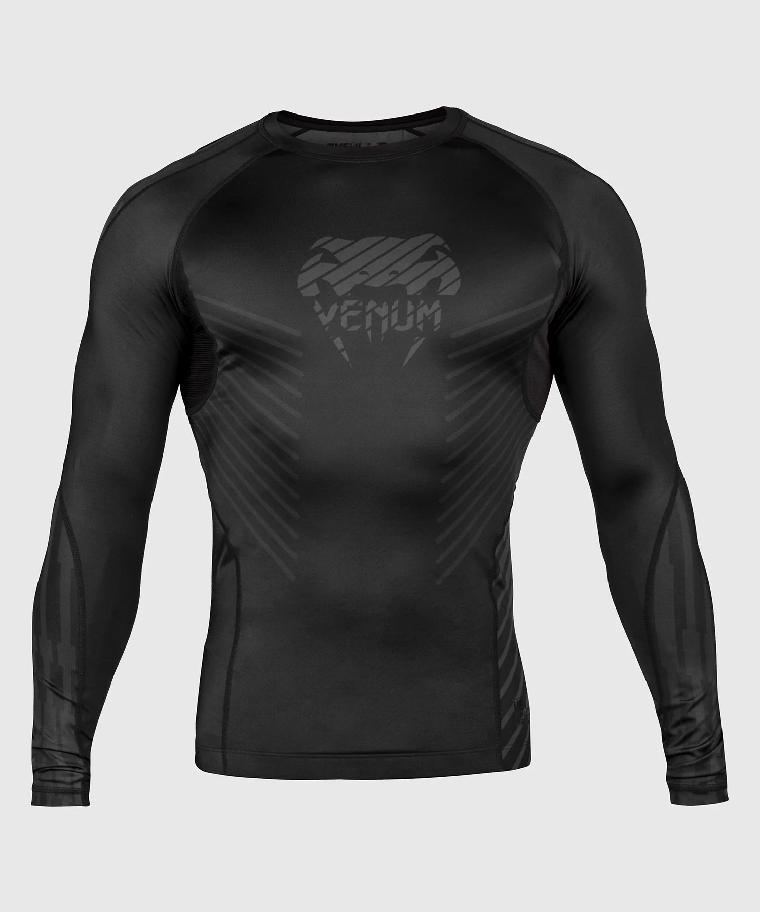 Plasma Rashguard Long Sleeves - Black/Black